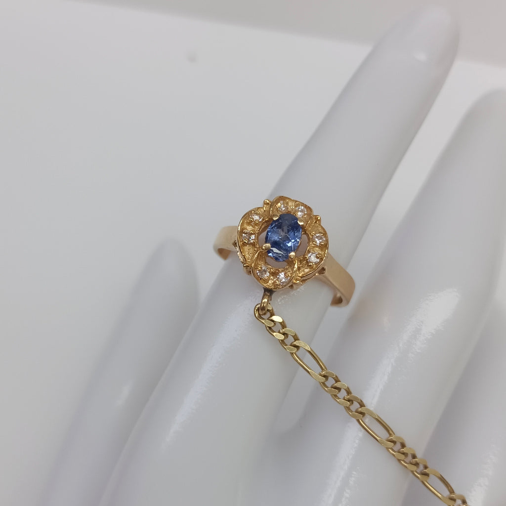 ANILLITO, PULSERA ORO 18 K 18.3 GRMS (SEMINUEVO)