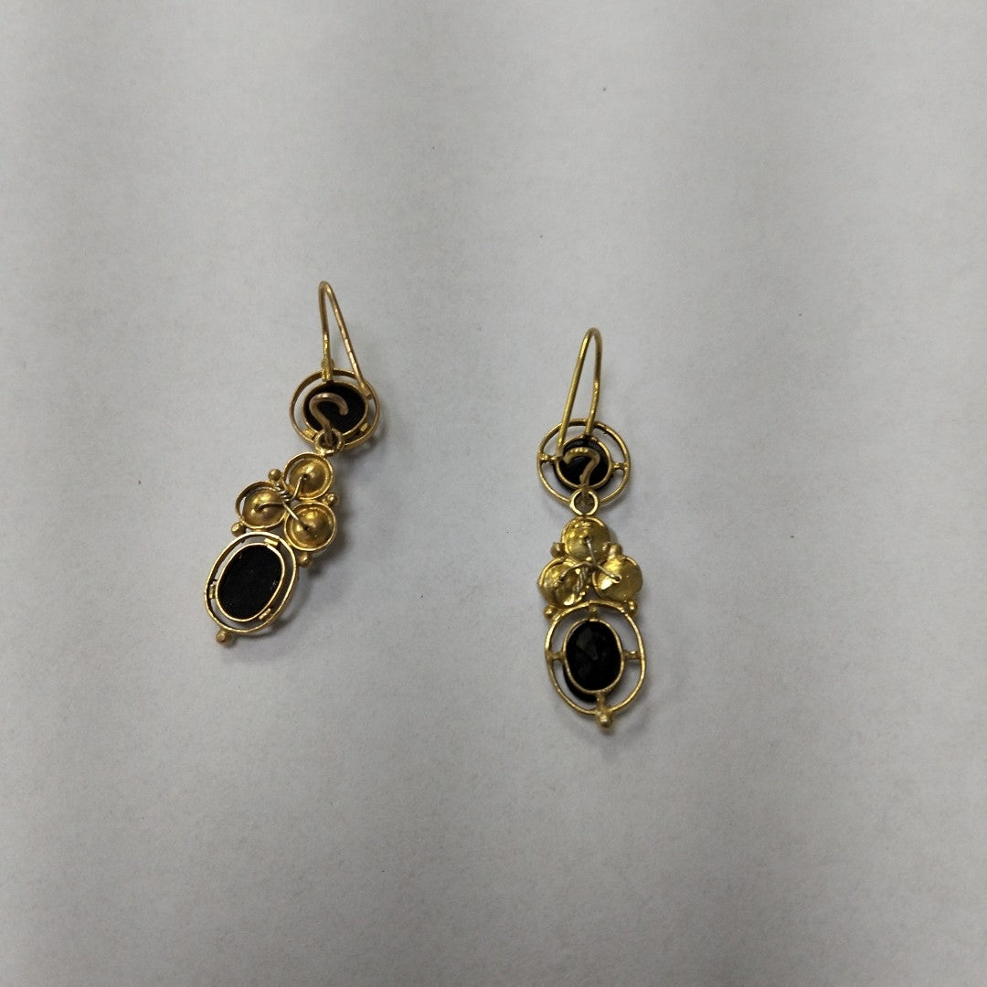 ARETES PAR ORO 10 K 4.7 GRMS (SEMINUEVO)