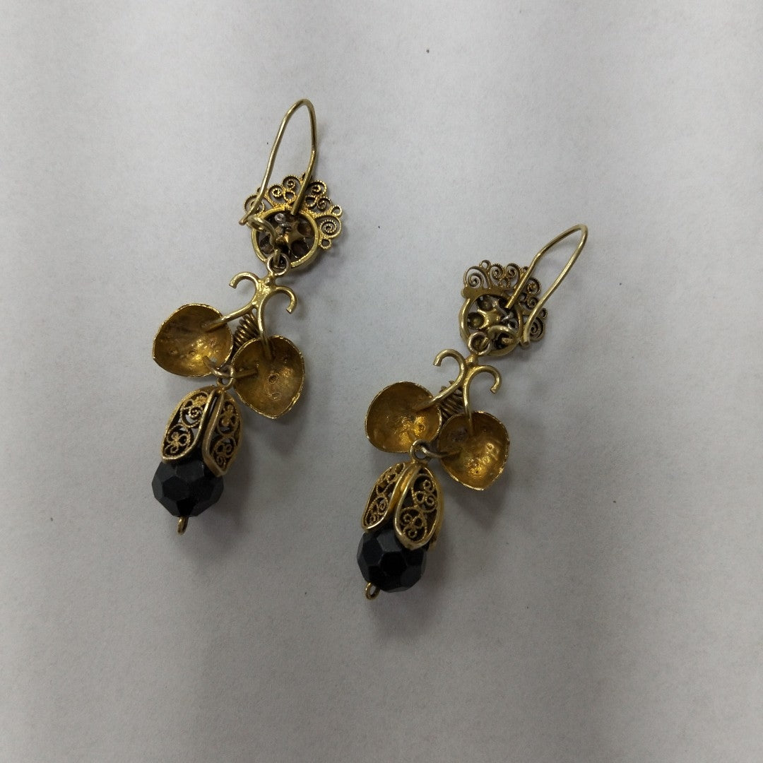 ARETES PAR ORO 8 K 6.4 GRMS (SEMINUEVO)