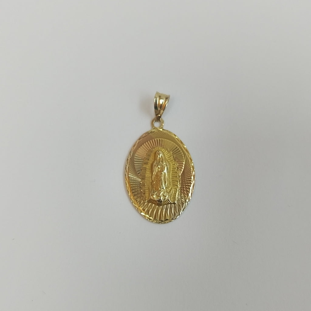MEDALLA RELIGIOSA ORO COMBINADO 14 K 2.3 GRMS (SEMINUEVO)