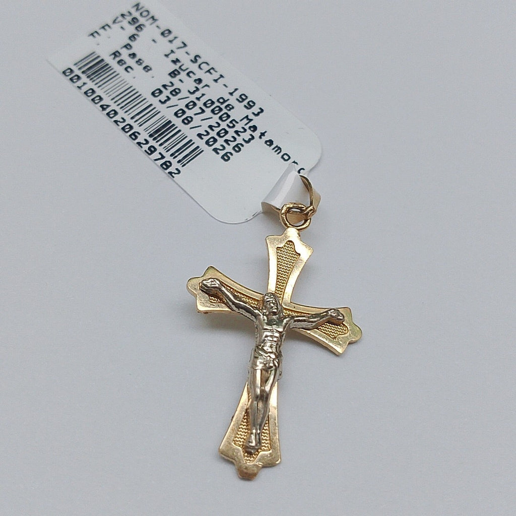 CRUCIFIJO ORO 14 K 1.7 GRMS (SEMINUEVO)