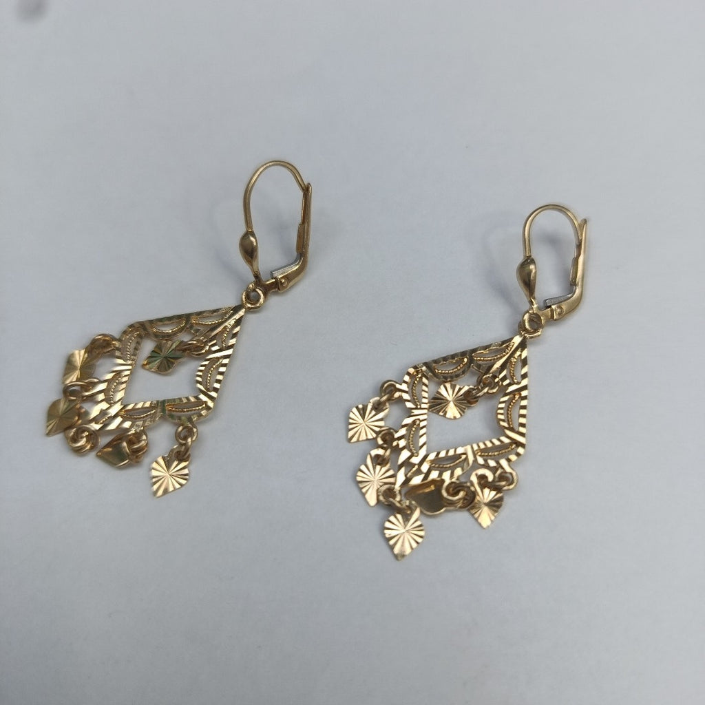 ARETES PAR ORO 14 K 4.2 GRMS (SEMINUEVO)