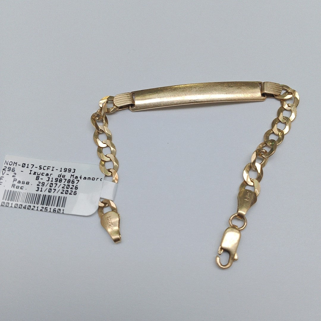 ESCLAVA ORO 14 K 6.9 GRMS (SEMINUEVO)