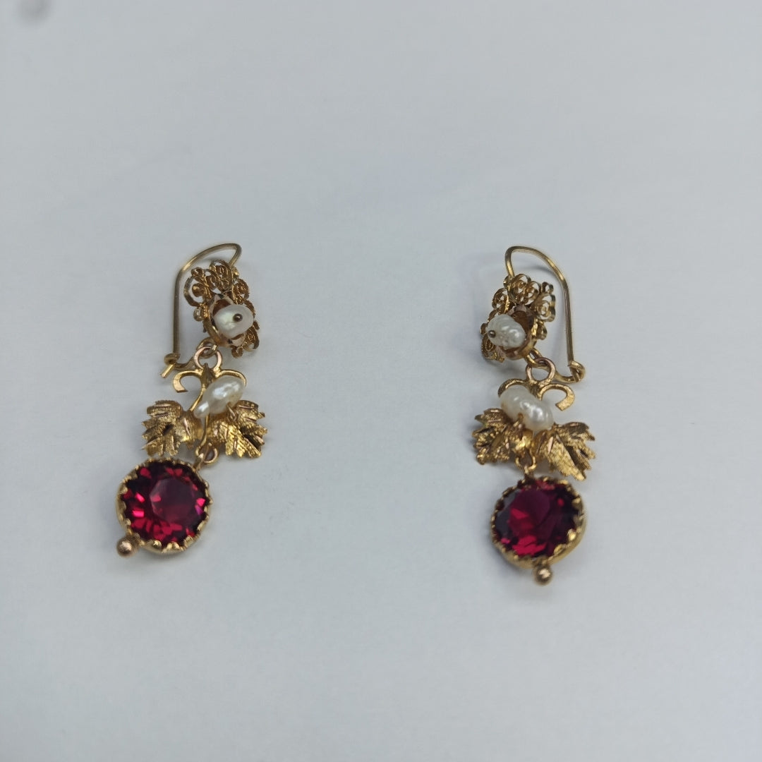 ARETES PAR ORO 10 K 4.1 GRMS (SEMINUEVO)