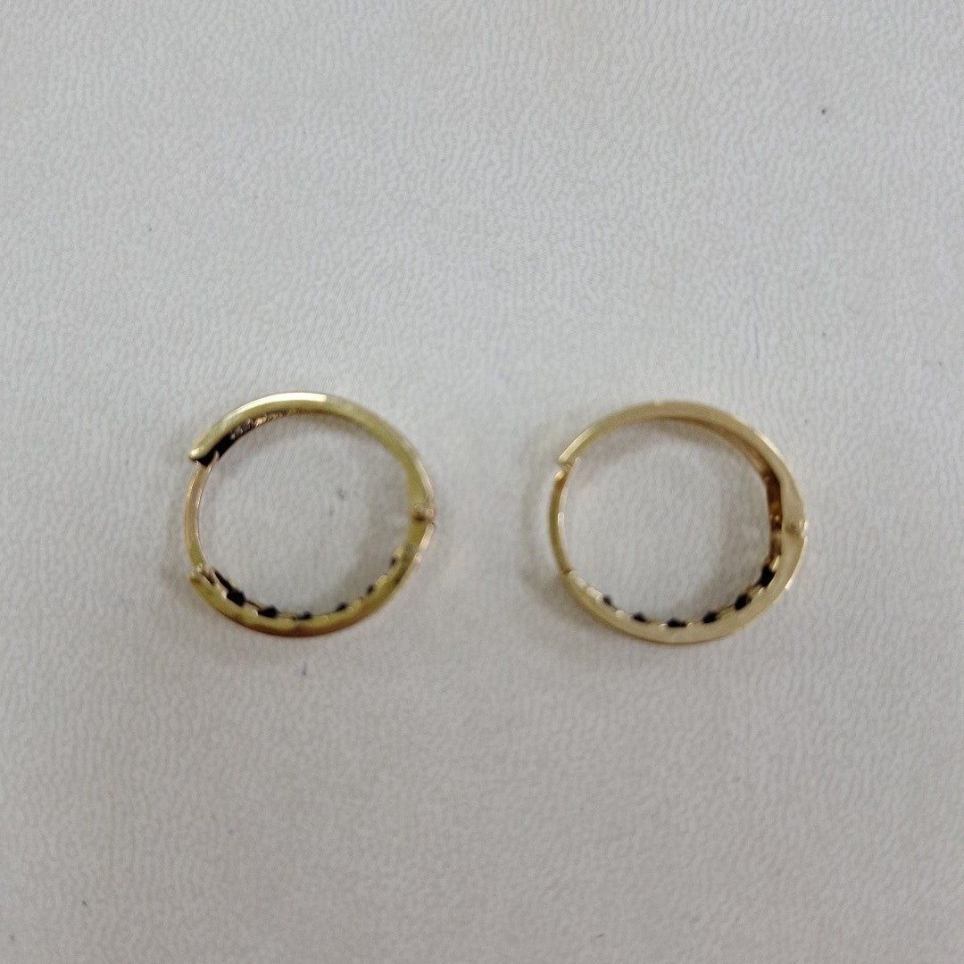 ARRACADAS PAR ORO 10 K 1.8 GRMS (SEMINUEVO)
