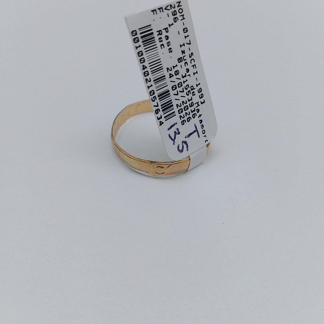 ARGOLLA ORO 10 K 1.1 GRMS (SEMINUEVO)