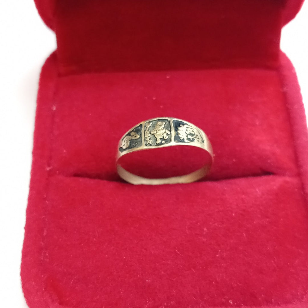 ANILLO DE GRADUACIÓN ORO 8 K 0,70 GRMS (SEMINUEVO)
