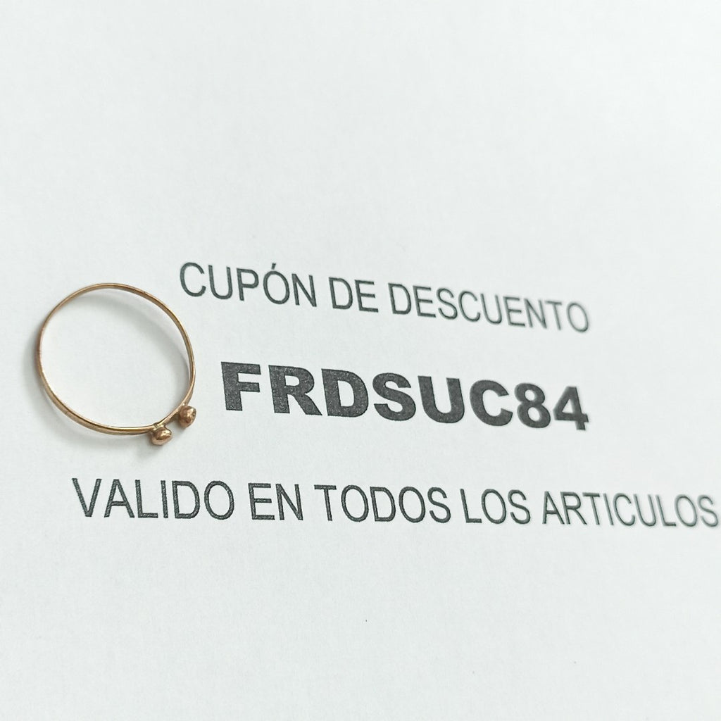 ANILLO ORO 8 K 0.6 GRMS (SEMINUEVO)