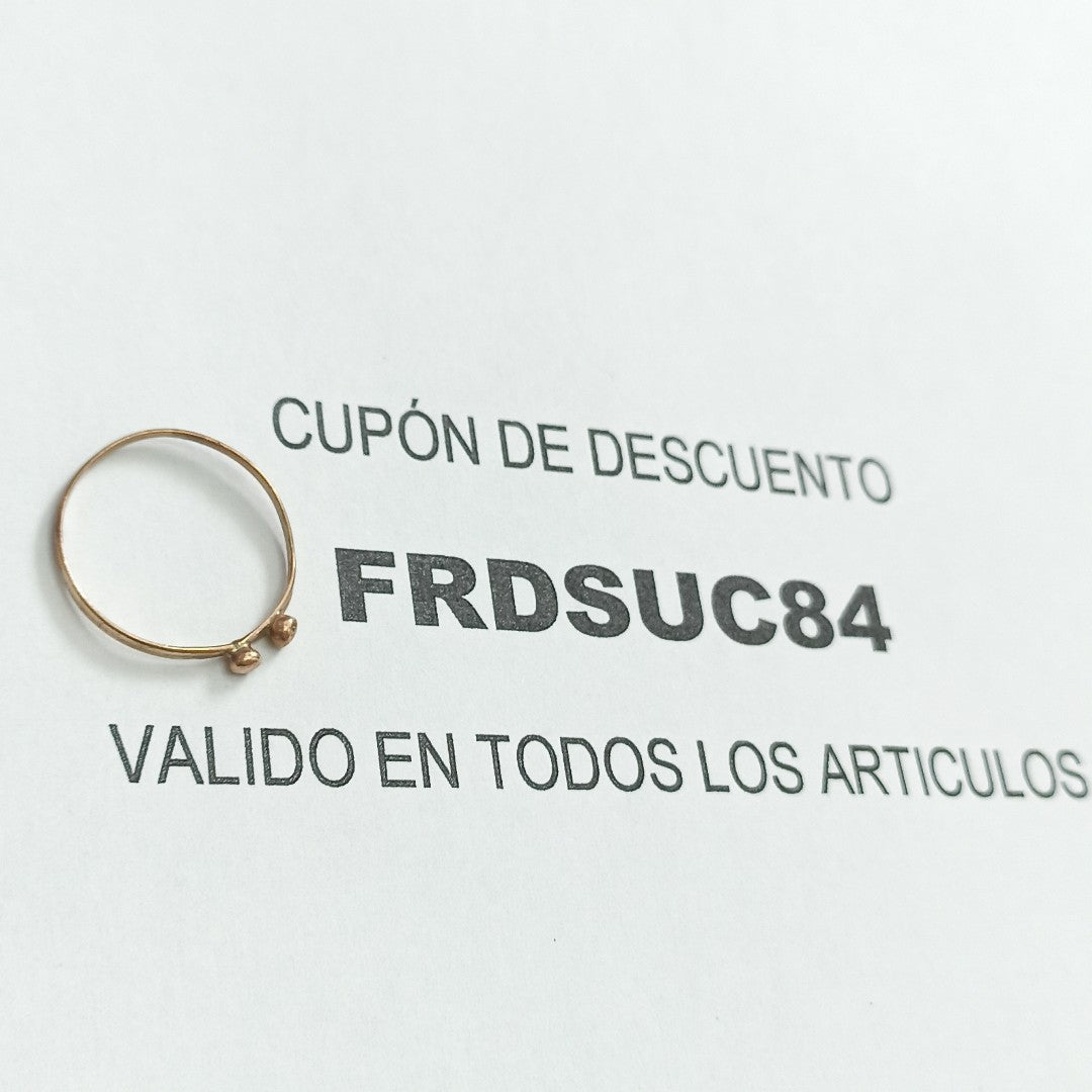 ANILLO ORO 8 K 0.6 GRMS (SEMINUEVO)
