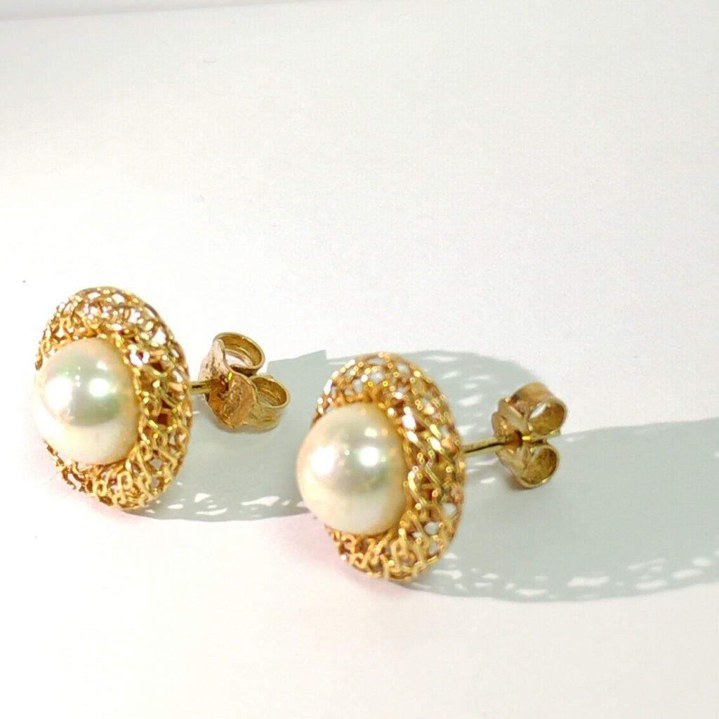 ARETES PAR ORO 14 K 2.8 GRMS (SEMINUEVO)