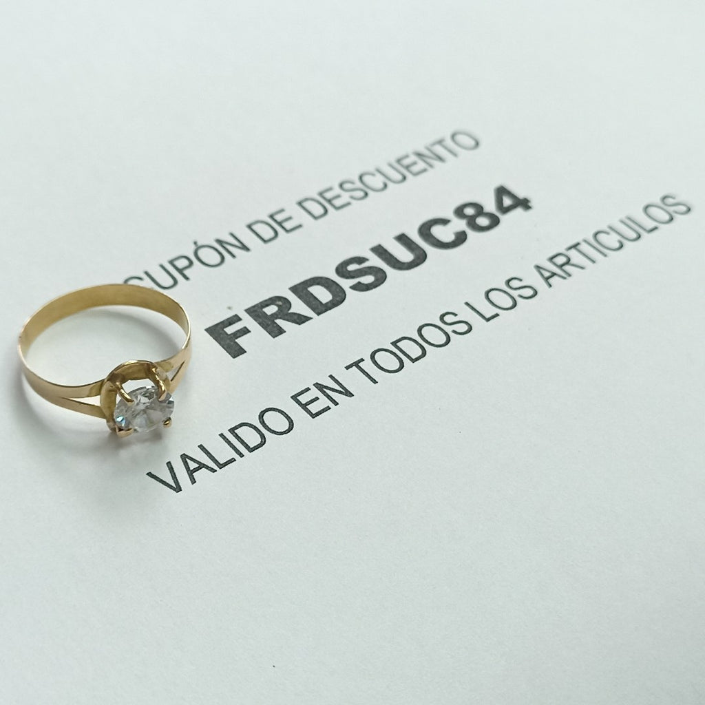 SOLITARIO ORO 8 K 1.7 GRMS (SEMINUEVO)