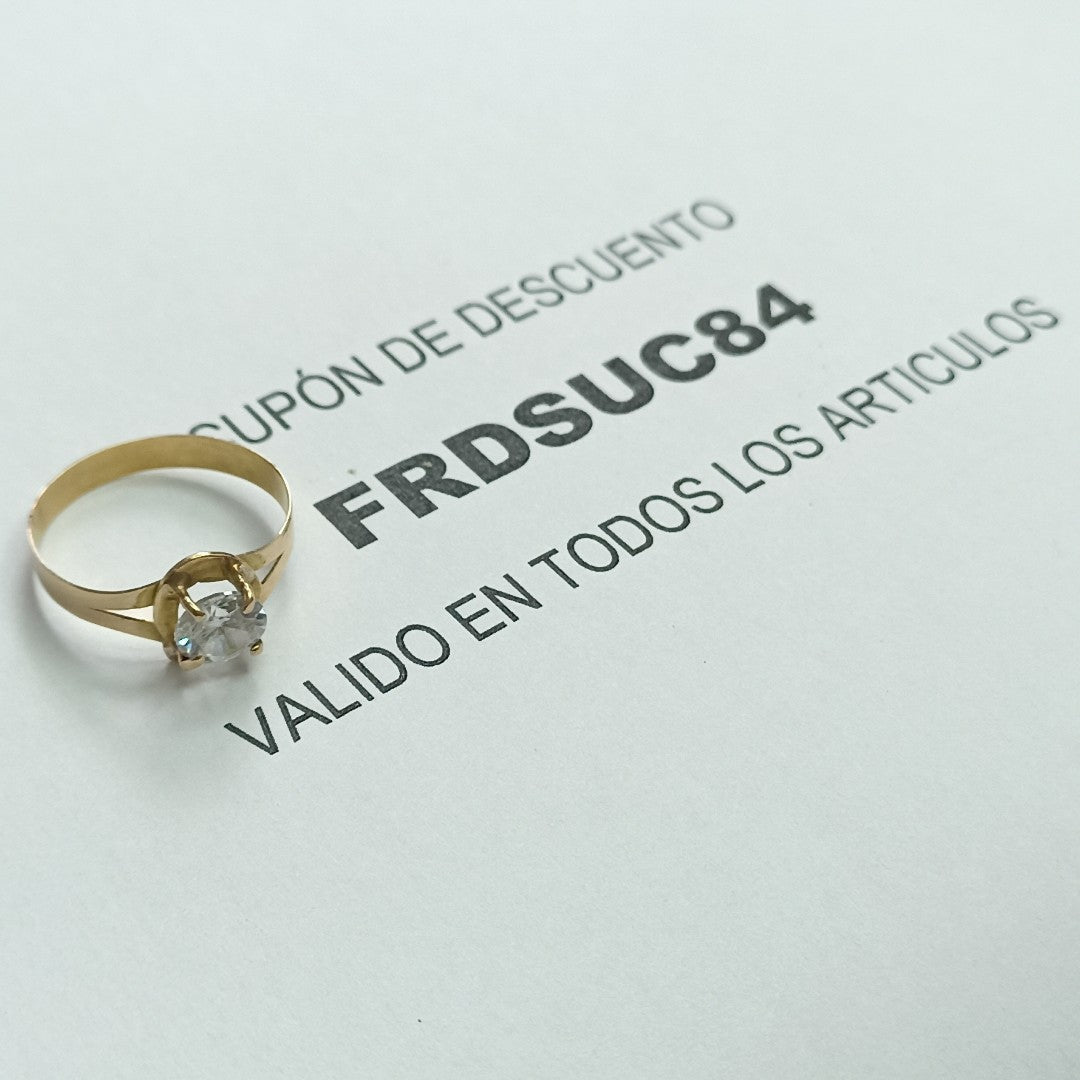 SOLITARIO ORO 8 K 1.7 GRMS (SEMINUEVO)