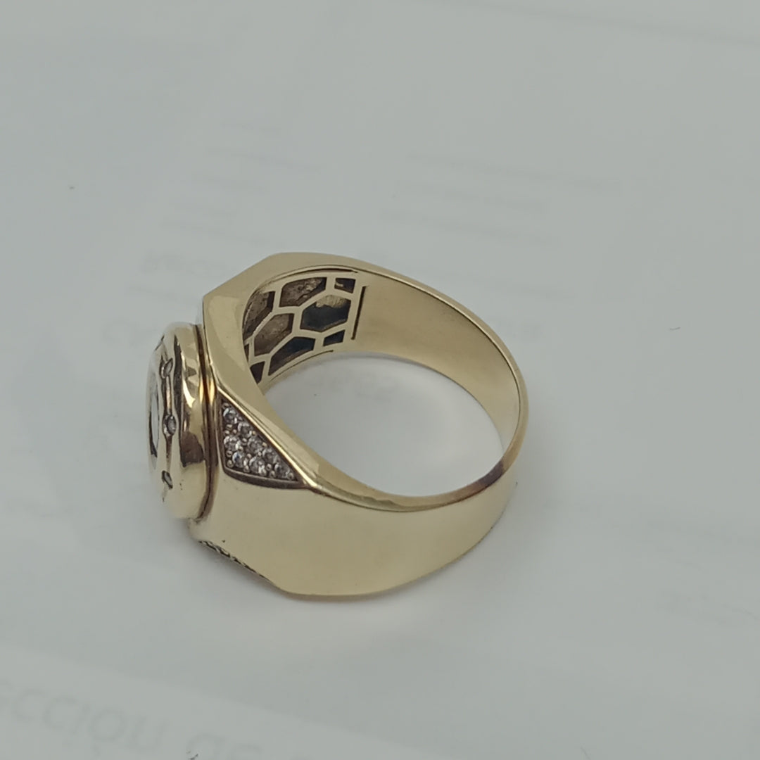 ANILLO ORO 10 K 8.6 GRMS (SEMINUEVO)