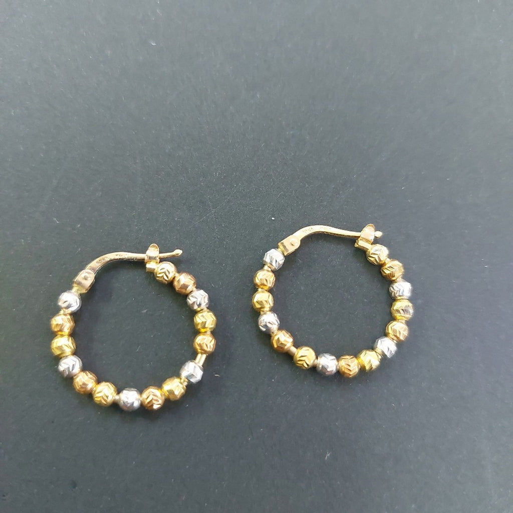 ARRACADAS PAR ORO 10 K 3.2 GRMS (SEMINUEVO)