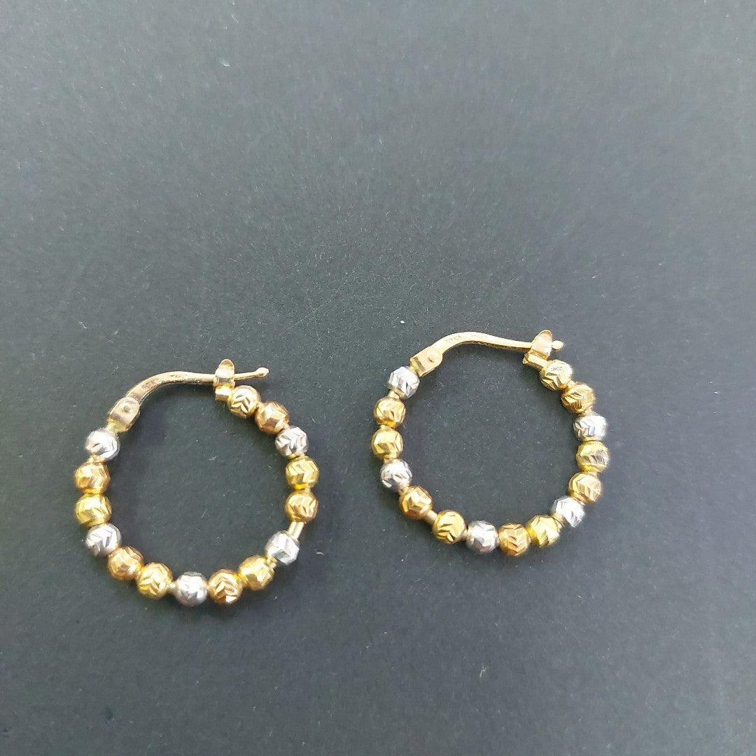 ARRACADAS PAR ORO 10 K 3.2 GRMS (SEMINUEVO)