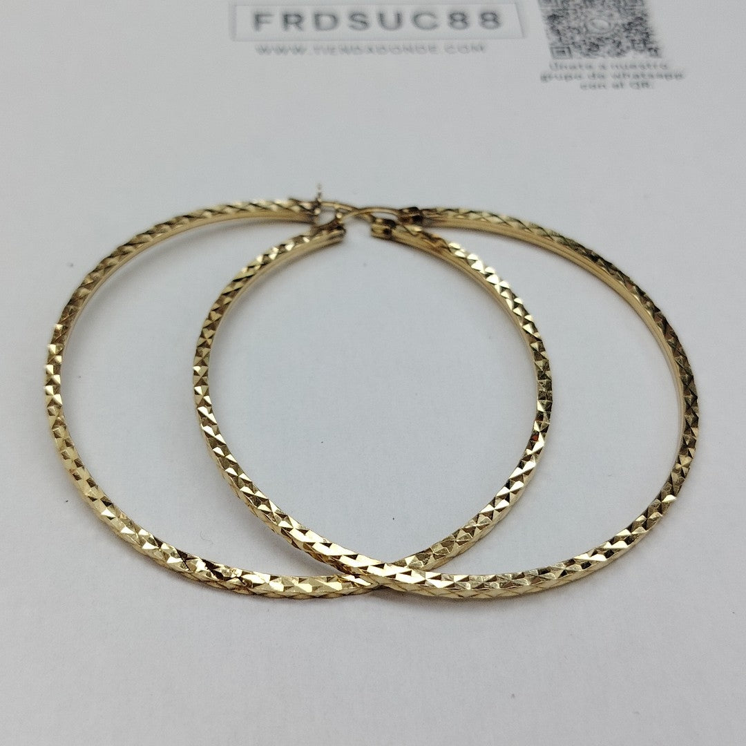 ARRACADAS PAR ORO 14 K 5.4 GRMS (SEMINUEVO)