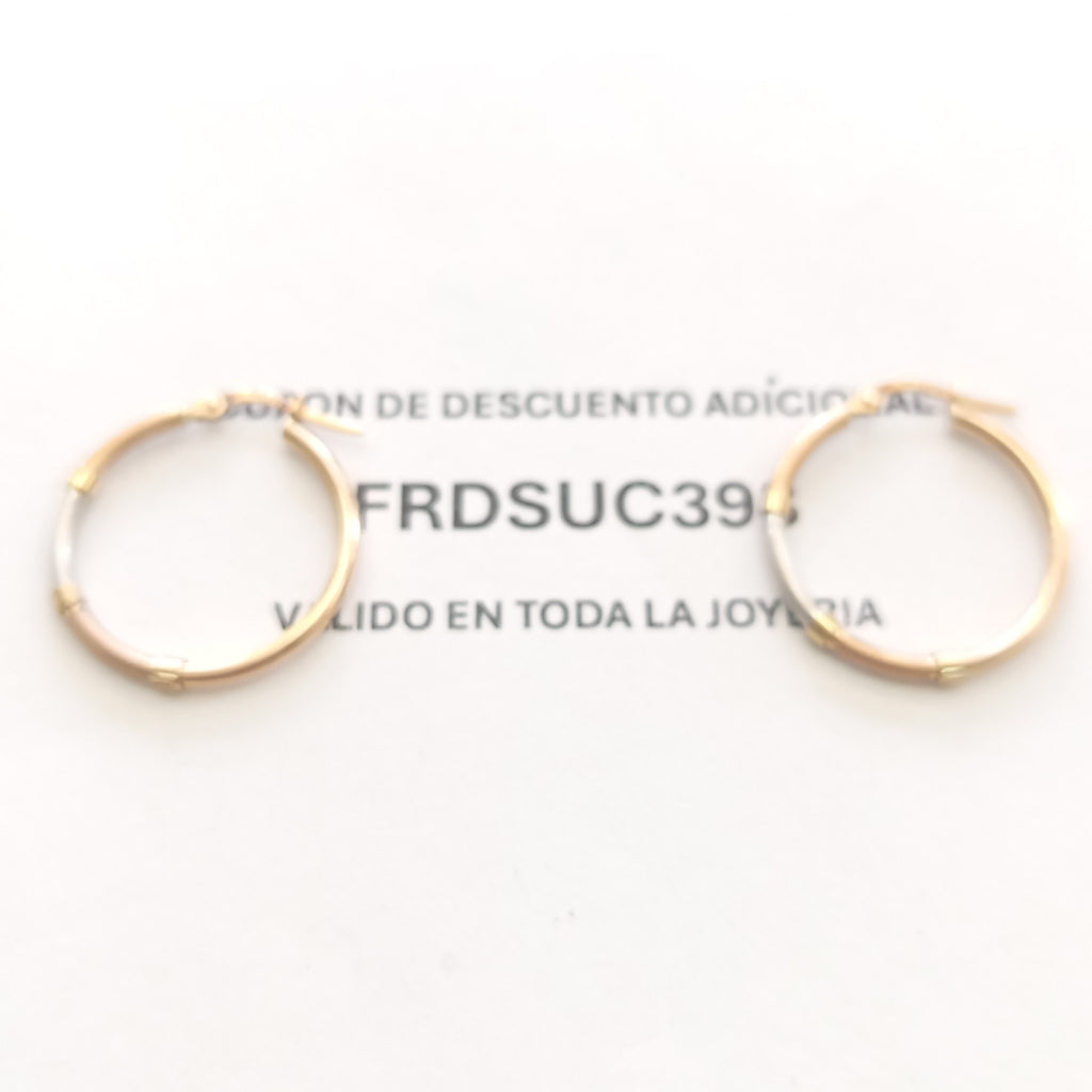 ARRACADAS PAR ORO 10 K 1.3 GRMS (SEMINUEVO)