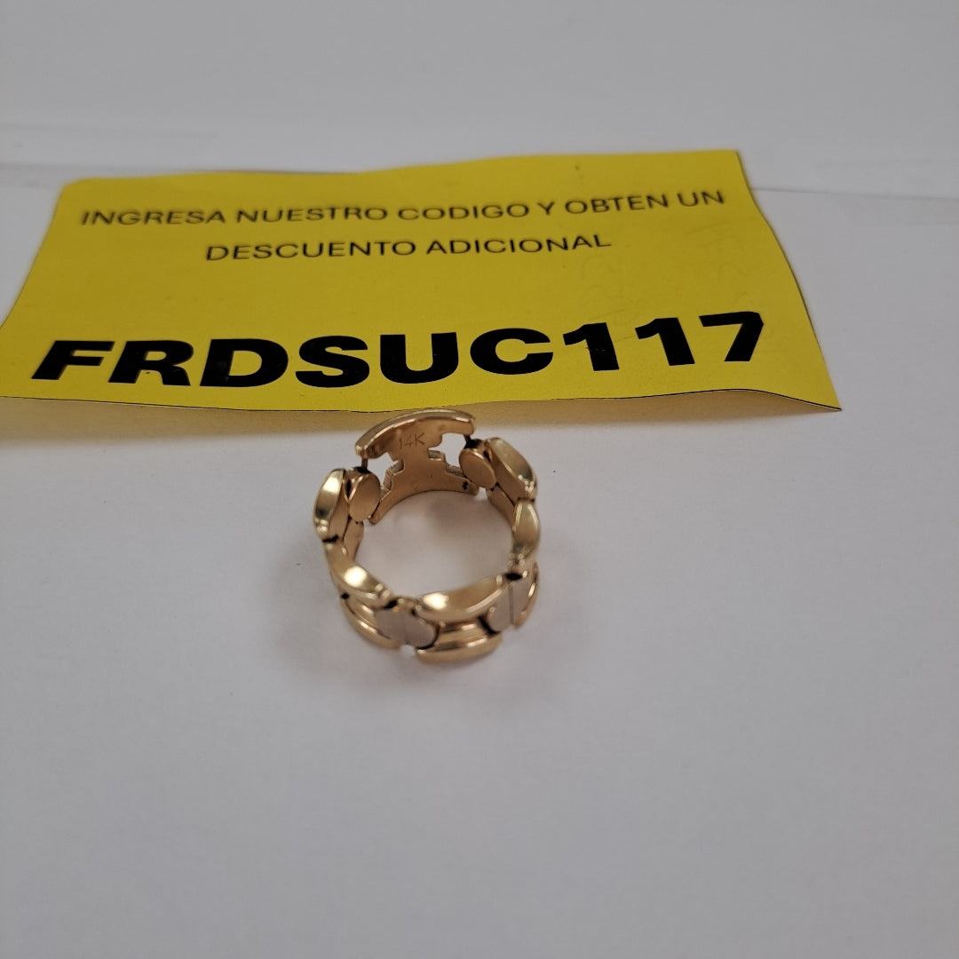 ANILLO ORO 14 K 6.2 GRMS (SEMINUEVO)