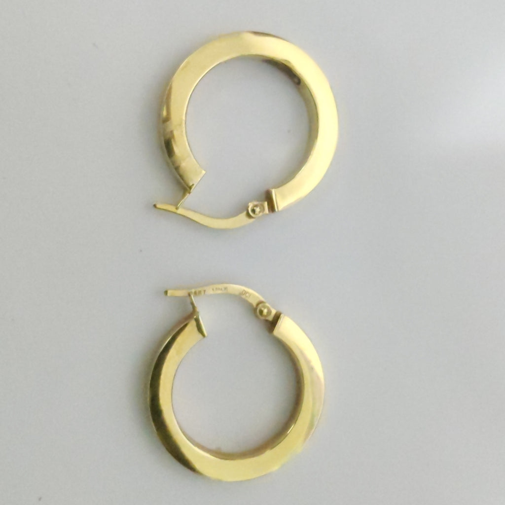 ARRACADAS PAR ORO 14 K 2 GRMS (SEMINUEVO)