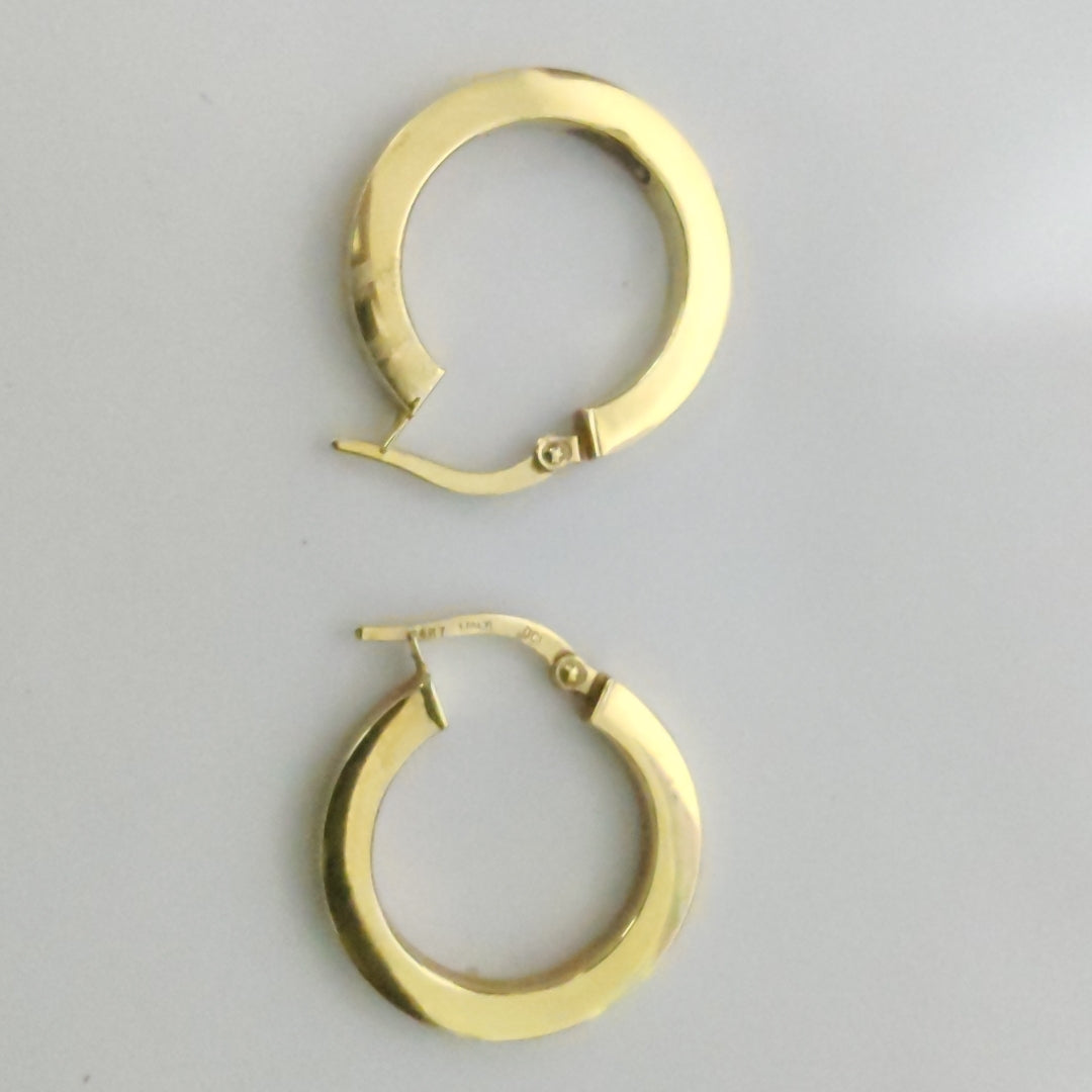 ARRACADAS PAR ORO 14 K 2 GRMS (SEMINUEVO)