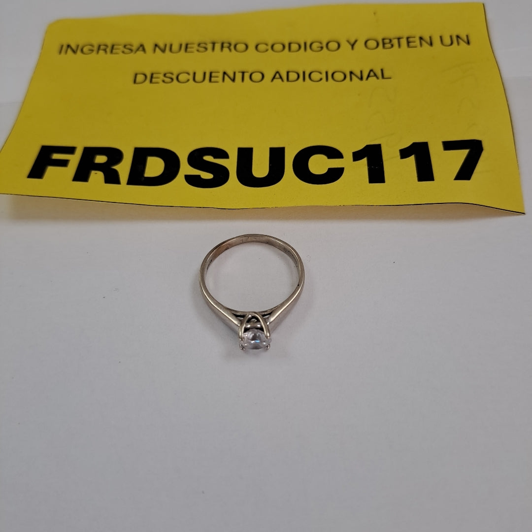 ANILLITO ORO BLANCO 10 K 2.4 GRMS (SEMINUEVO)