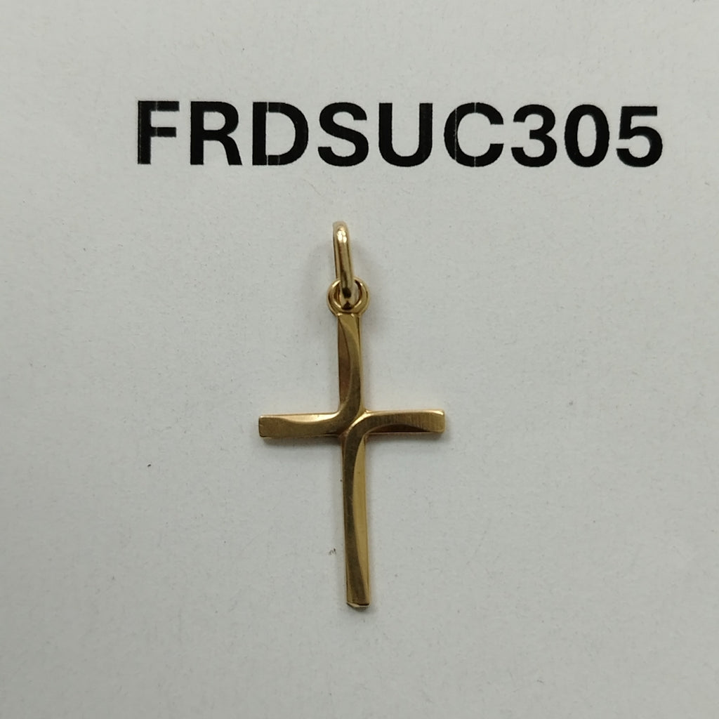 CRUZ, DIJE ORO 14 K 0.8 GRMS (SEMINUEVO)