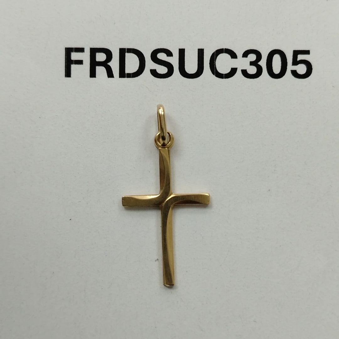 CRUZ, DIJE ORO 14 K 0.8 GRMS (SEMINUEVO)