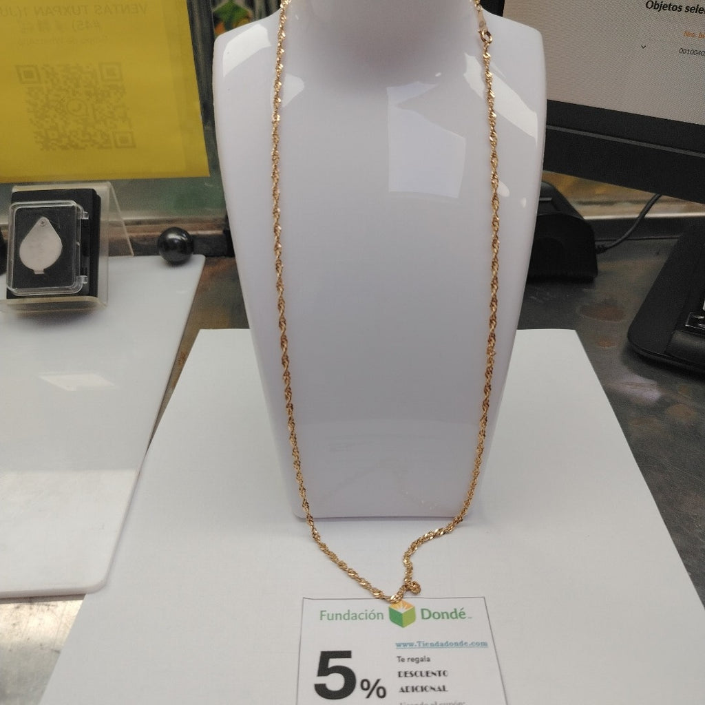 CADENA ORO 14 K 9,40 GRMS (SEMINUEVO)