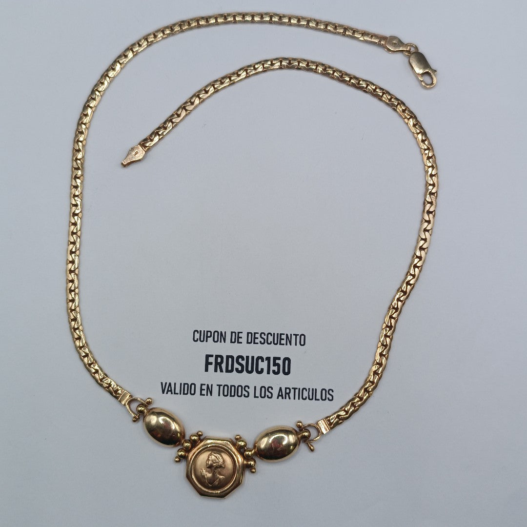 GARGANTILLA ORO 14 K 11 GRMS (SEMINUEVO)