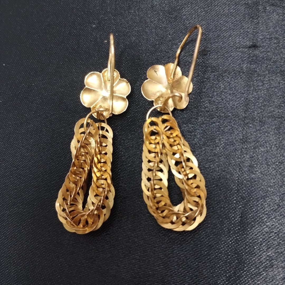 ARETES PAR ORO 8 K 6.8 GRMS (SEMINUEVO)
