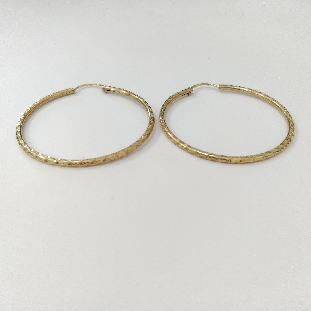 ARRACADAS PAR ORO 10 K 3.4 GRMS (SEMINUEVO)