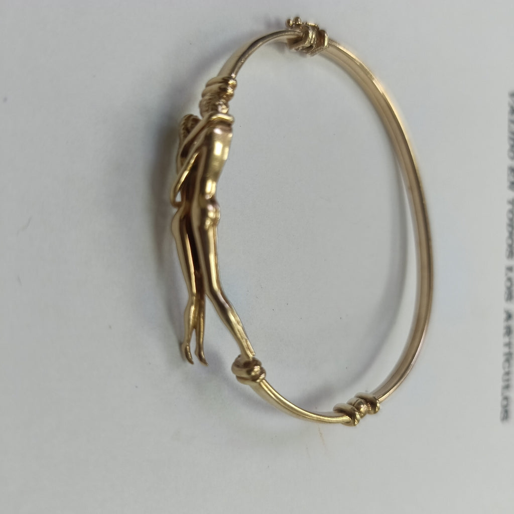 PULSERA RIGIDA ORO 14 K 9 GRMS (SEMINUEVO)