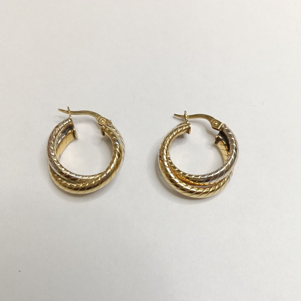 ARRACADAS PAR ORO 14 K 3.2 GRMS (SEMINUEVO)