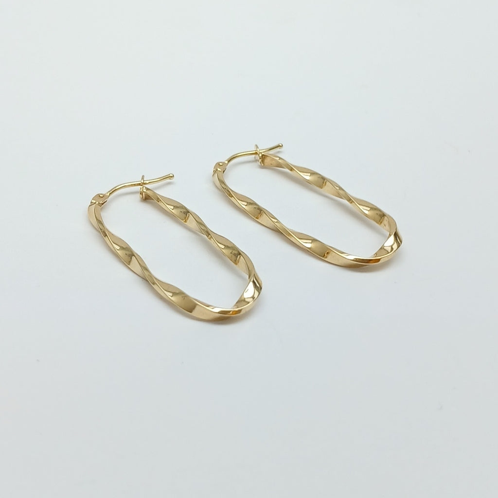 ARRACADAS PAR ORO 14 K 1,20 GRMS (SEMINUEVO)