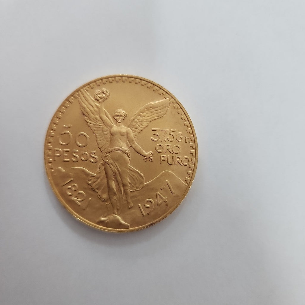 K1 41,60 GRMS 21 K IDENTIFICACIÓN MONEDA NOMINATIVA MONEDAS PESOS 50 PESOS (SEMINUEVO)