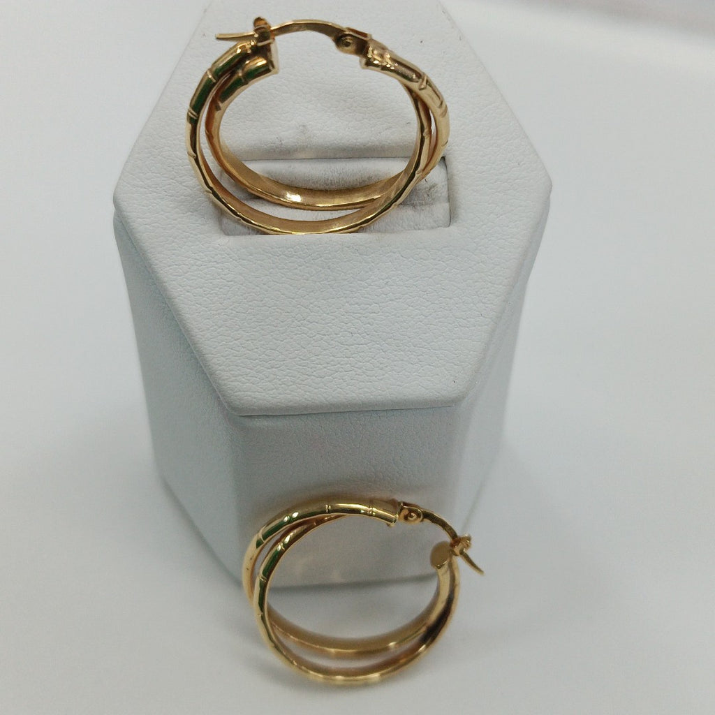 ARRACADAS PAR ORO 14 K 2,60 GRMS (SEMINUEVO)