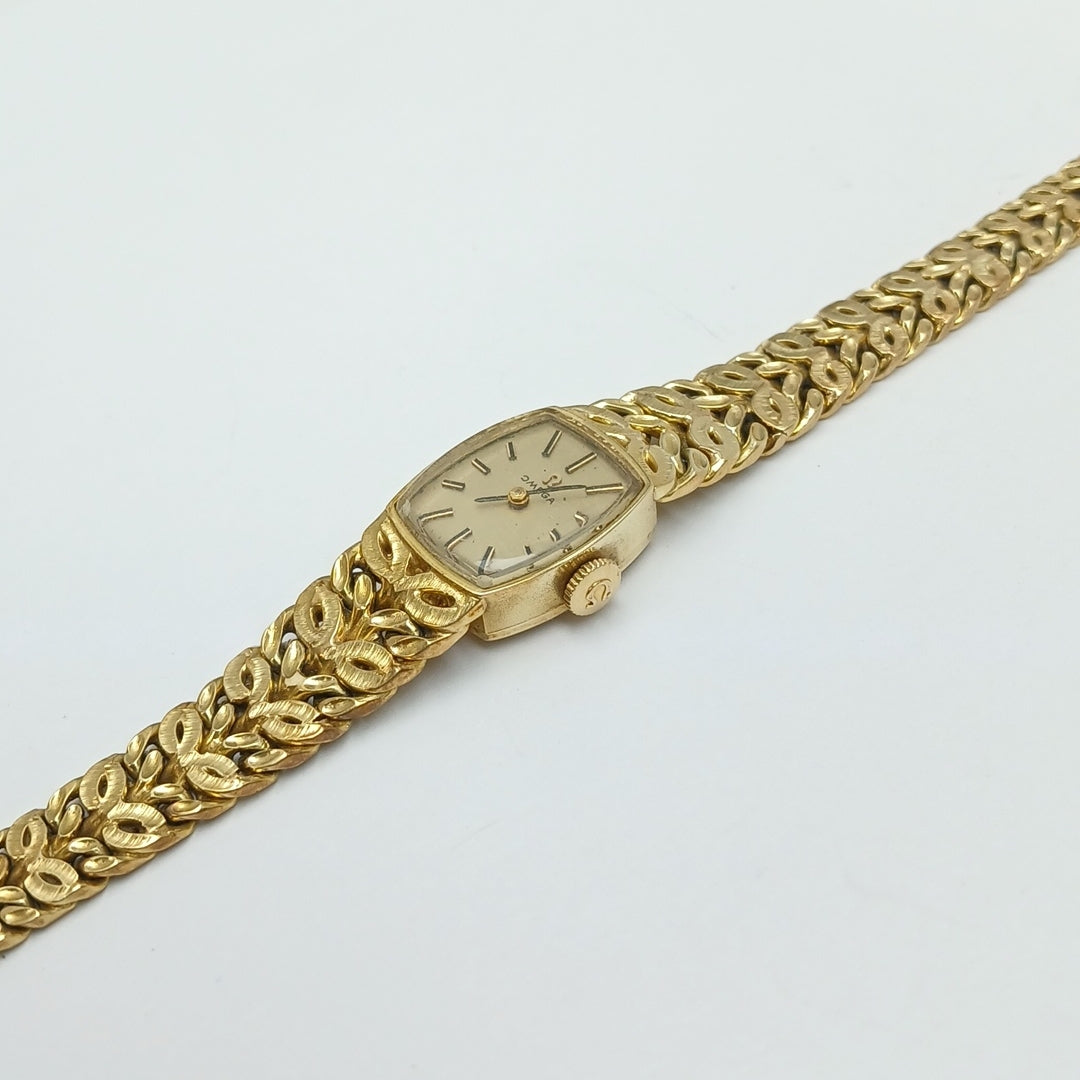 RELOJ CAJA ACERO PULSO ORO ORO 14 K 32.6 GRMS (SEMINUEVO)