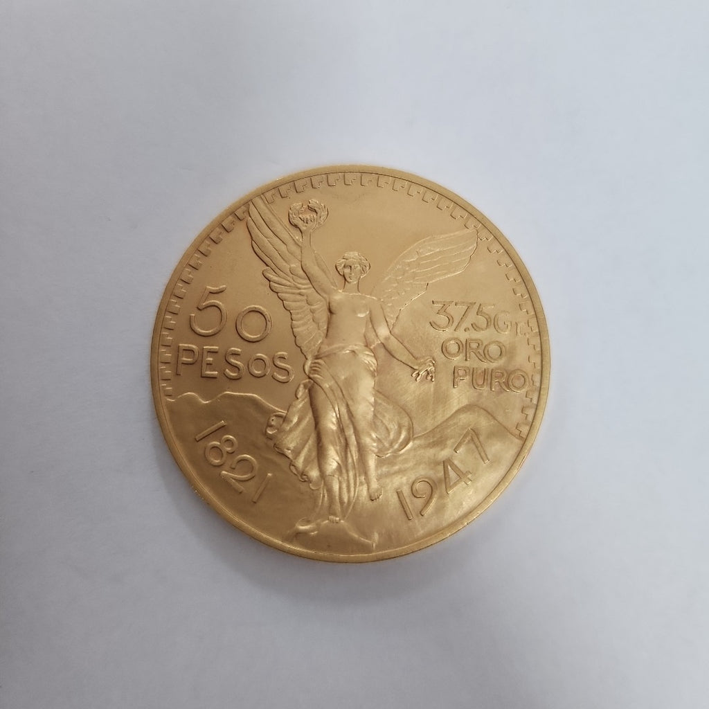 K1 41,60 GRMS 21 K IDENTIFICACIÓN MONEDA NOMINATIVA MONEDAS PESOS 50 PESOS (SEMINUEVO)
