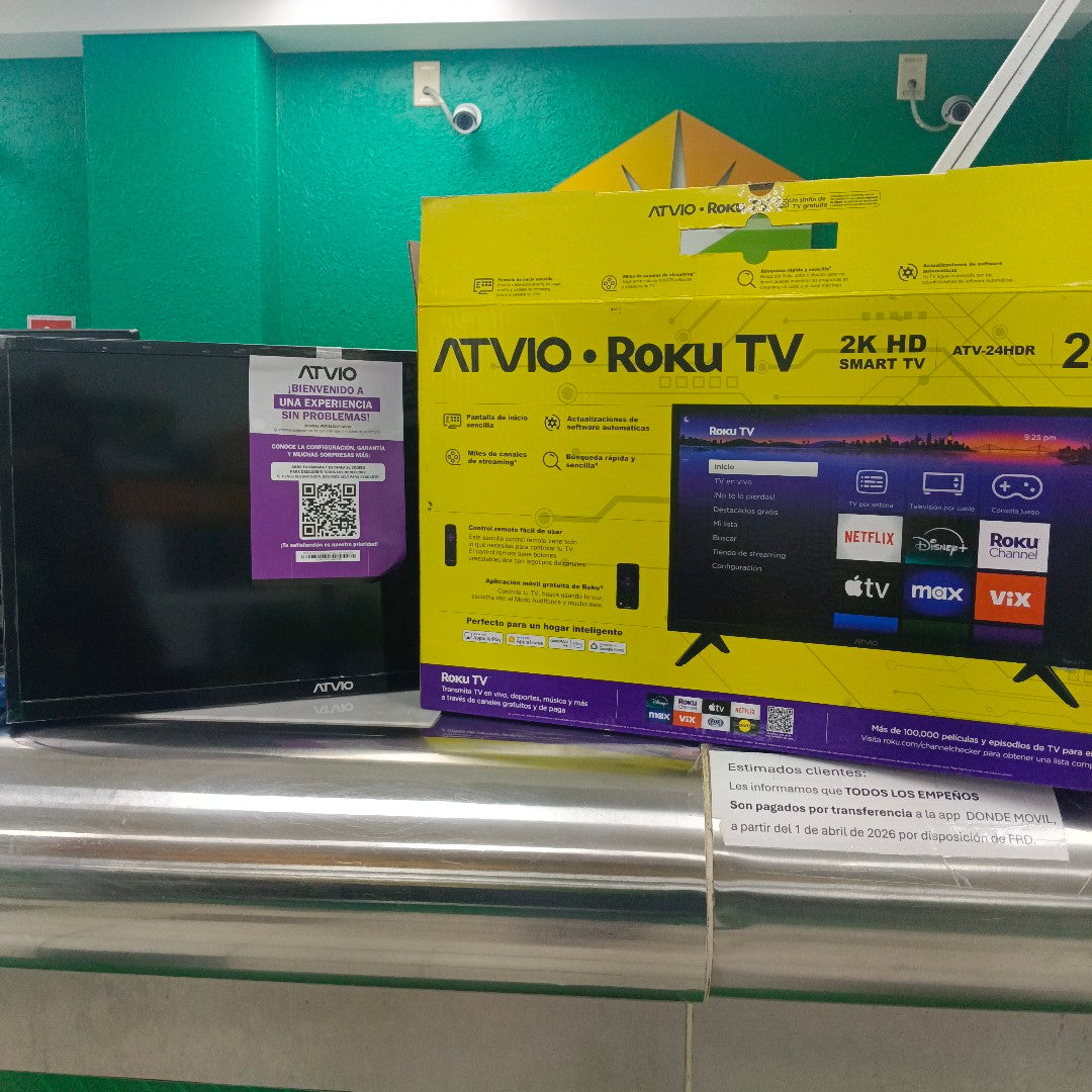 PANTALLA ATVIO ATV-24HDR (2025) 24" LED HD (SEMINUEVO)