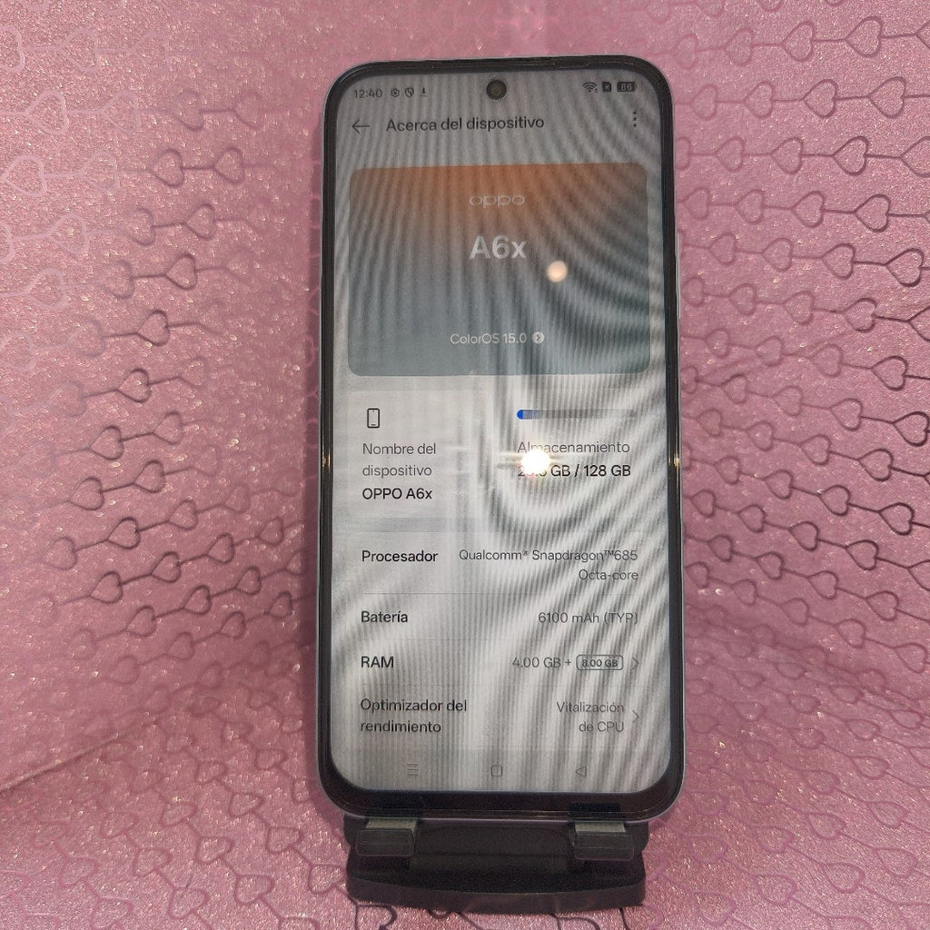 CELULAR OPPO A6X CPH2819 (2025) 128 GB 4 GB RAM (SEMINUEVO)