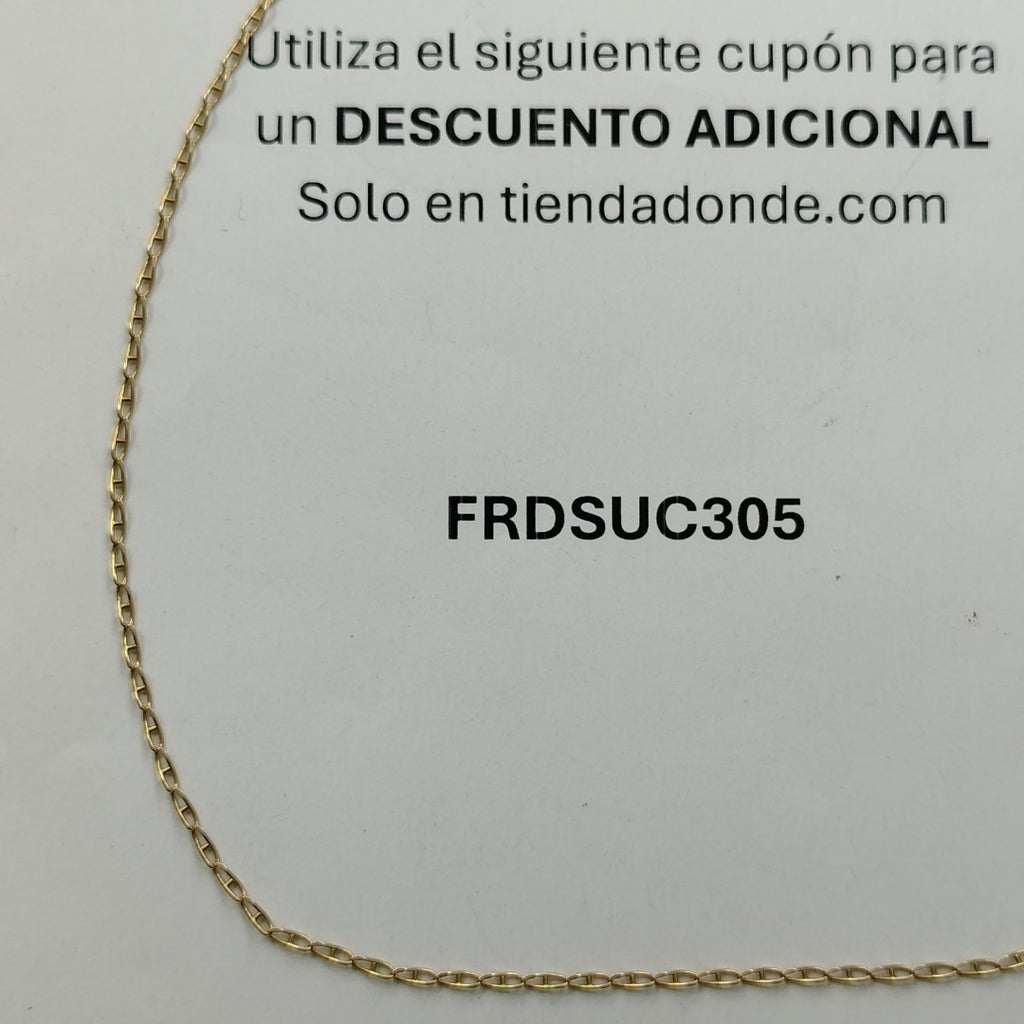 CADENA ORO 14 K 2.7 GRMS (SEMINUEVO)
