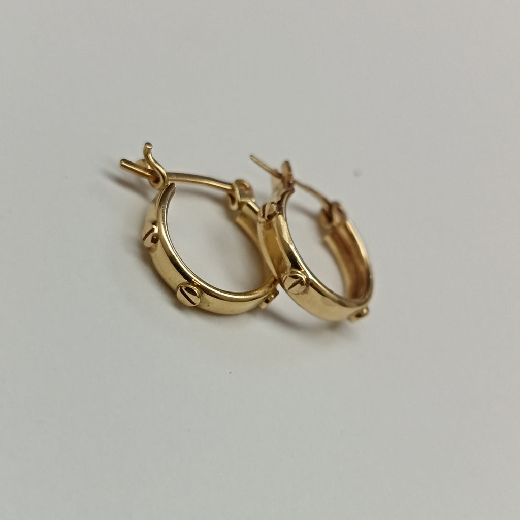ARRACADAS PAR ORO 14 K 1,70 GRMS (SEMINUEVO)