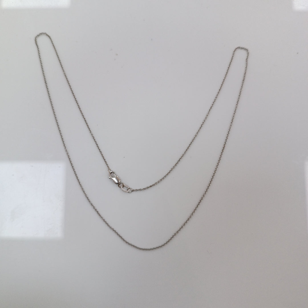 CADENA ORO BLANCO 14 K 1,90 GRMS (SEMINUEVO)