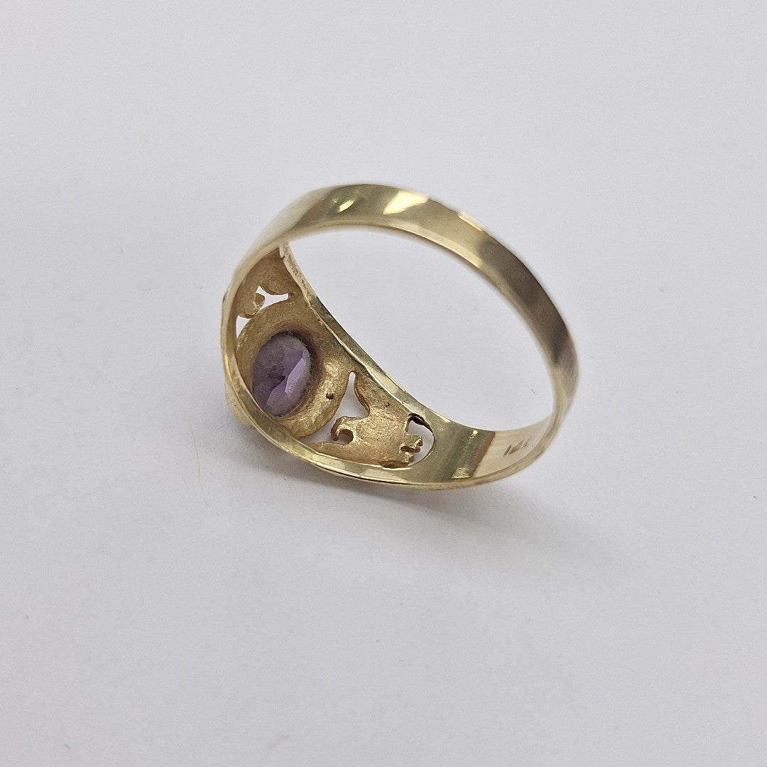 ANILLO ORO 10 K 4.5 GRMS (SEMINUEVO)
