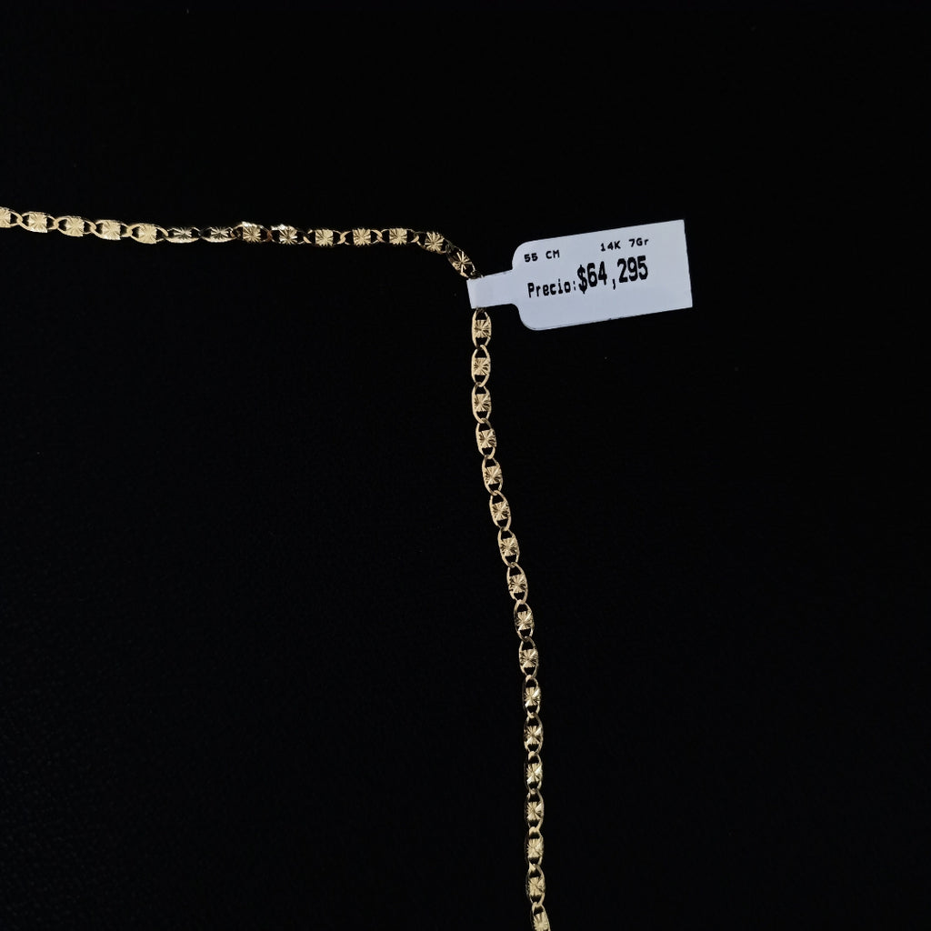 CADENAS GUCHI ORO 14K 55 CM 7 GR (NUEVO)