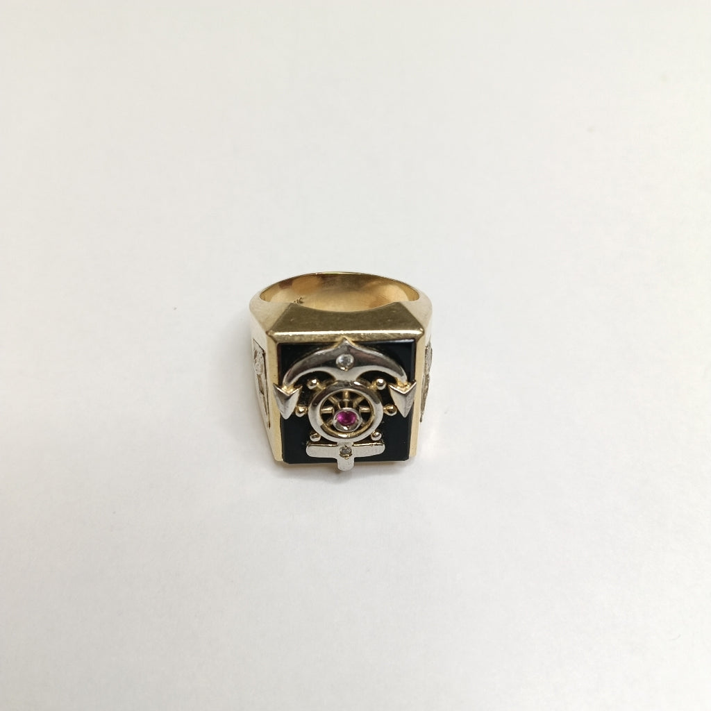 ANILLO ORO 14 K 15.1 GRMS (SEMINUEVO)