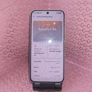 CELULAR OPPO RENO 14 F CPH2743 (2025) 256 GB 12 GB RAM (SEMINUEVO)