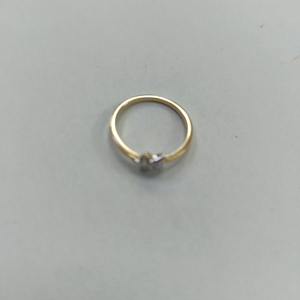 ANILLITO ORO COMBINADO 10 K 1.5 GRMS (SEMINUEVO)