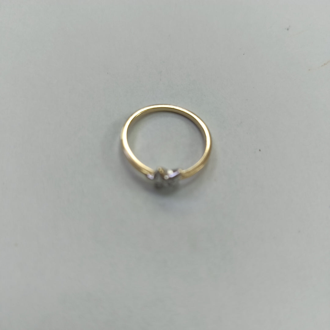 ANILLITO ORO COMBINADO 10 K 1.5 GRMS (SEMINUEVO)