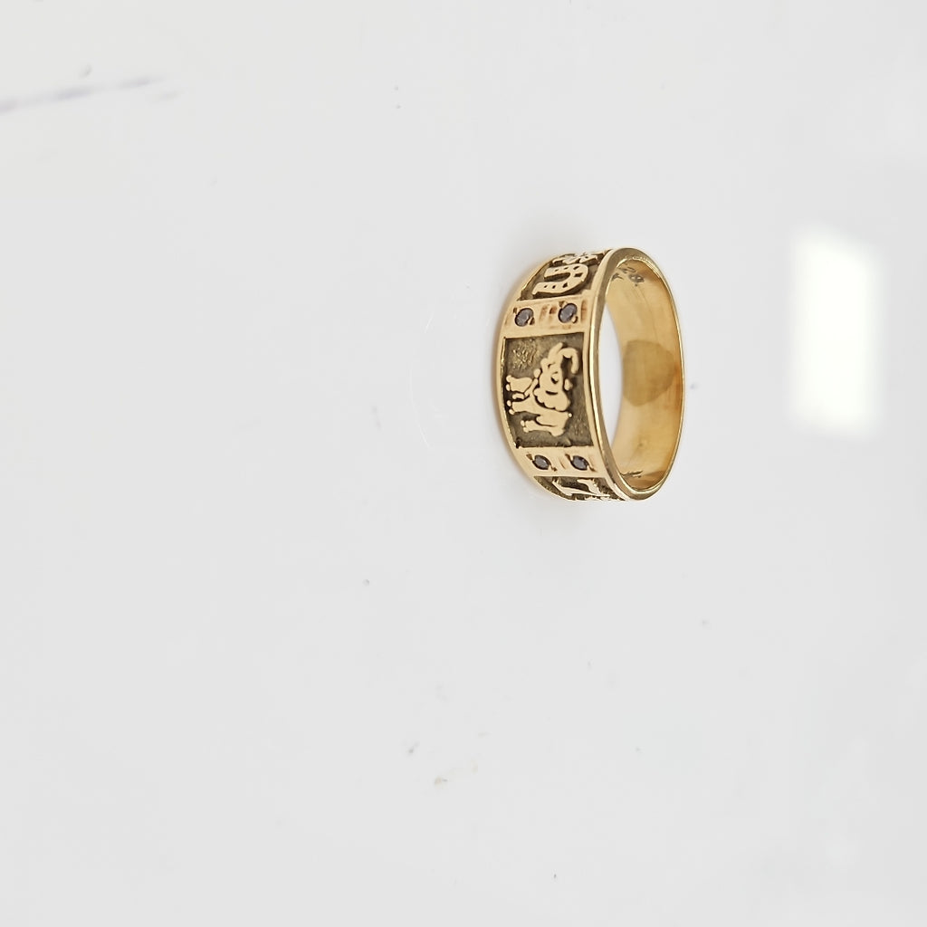 ARGOLLA DE LA SUERTE ORO 14 K 4,40 GRMS (SEMINUEVO)